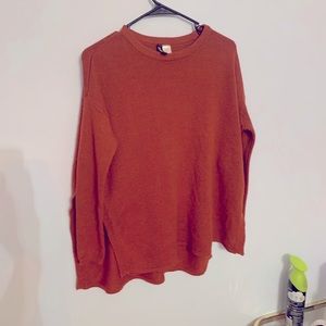 Divided Oversized Slouchy Side Slit Sweater